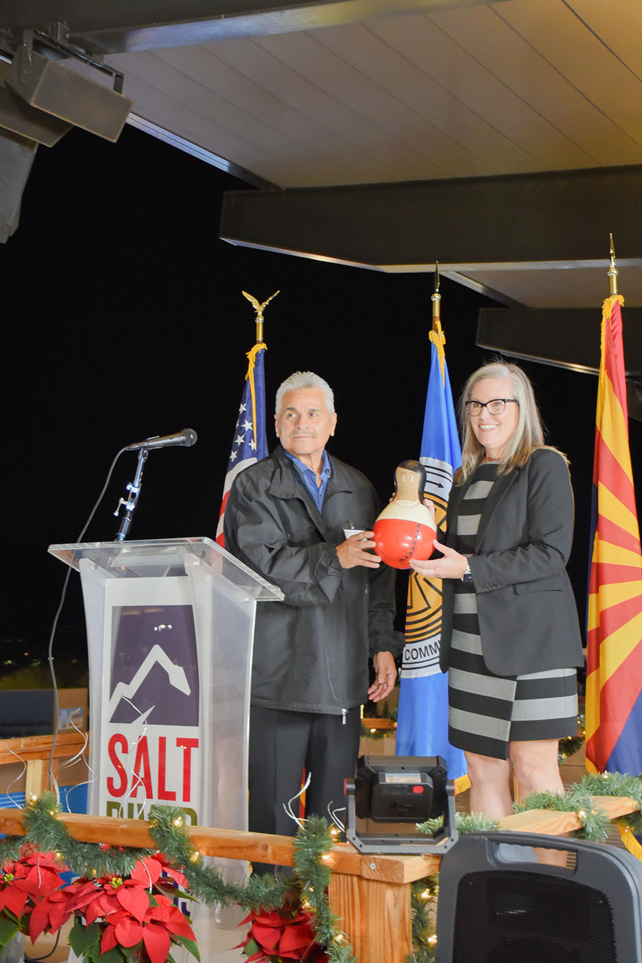 Arizona Governor Katie Hobbs Speaks at Salt River Shares 2024