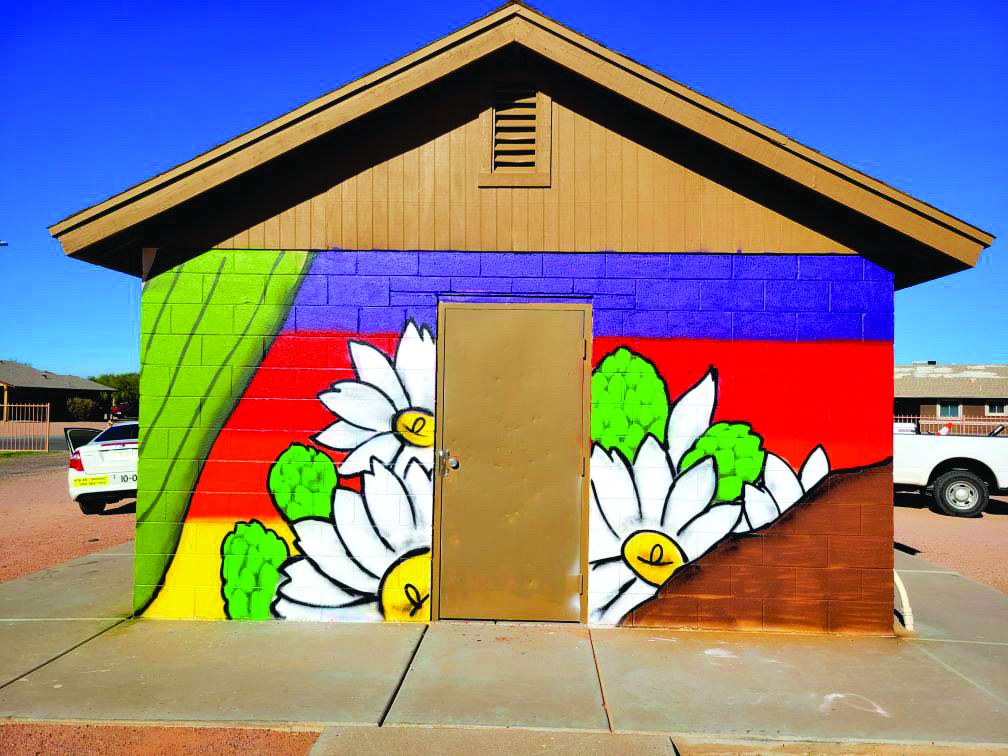 Youth Services Art Mentorship Program Creates New Mural at VA II Neighborhood