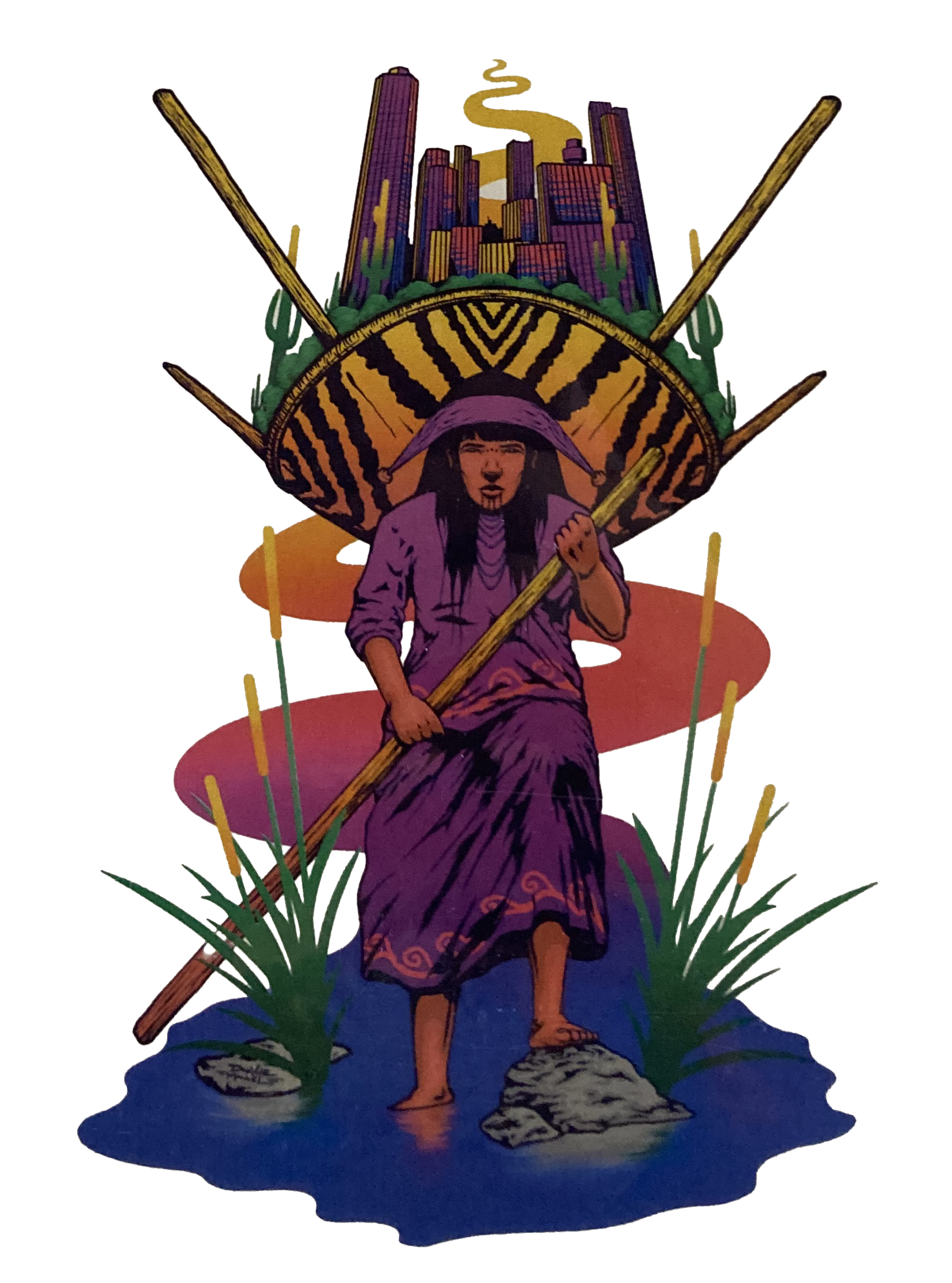 SRPMIC Artist Dwayne Manuel Celebrates O’odham Resilience with New Design SRPMIC Artist Dwayne Manuel Celebrates O’odham Resilience with New Design