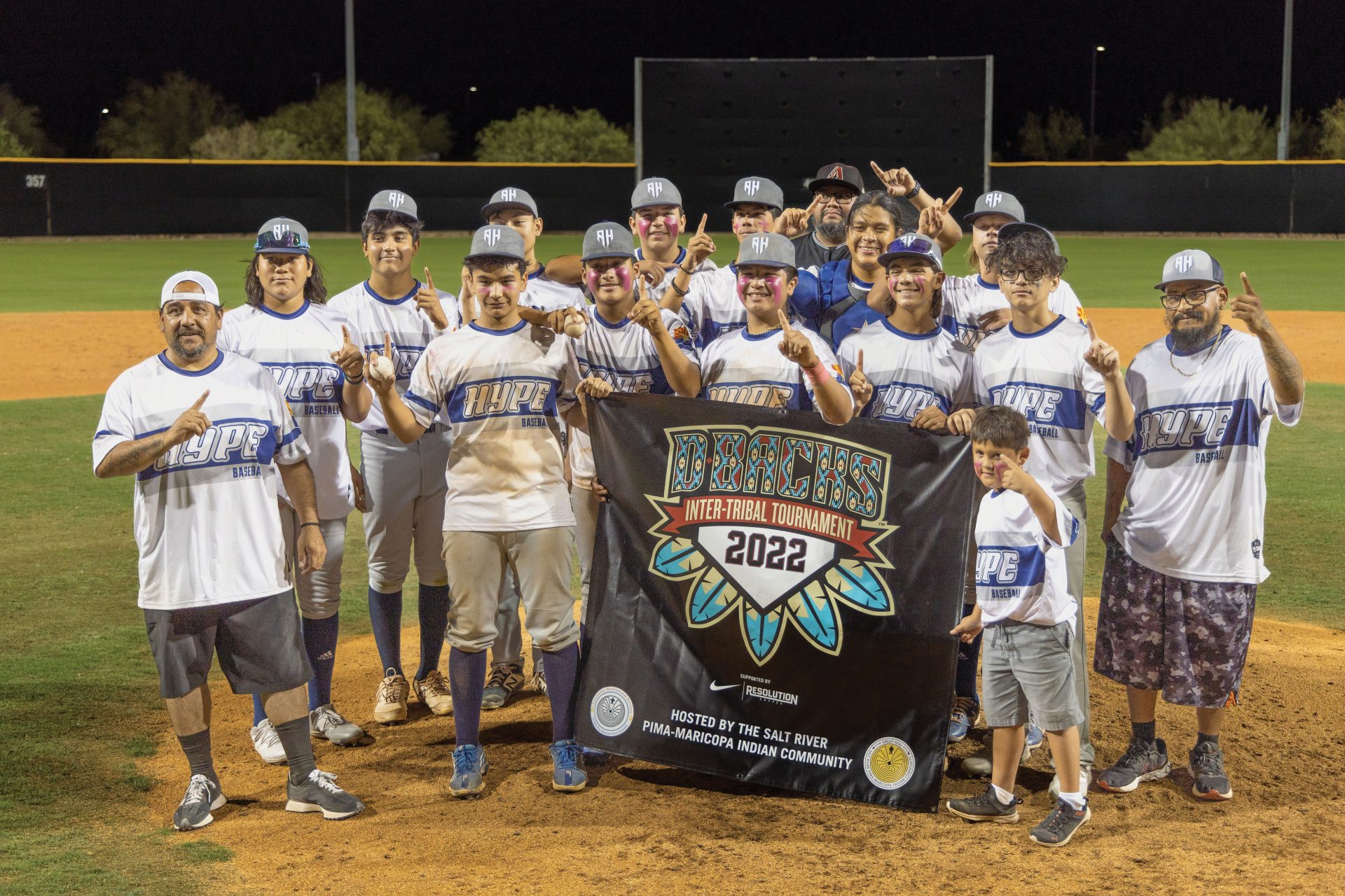 D-Backs Inter-tribal Tournament, In the Game