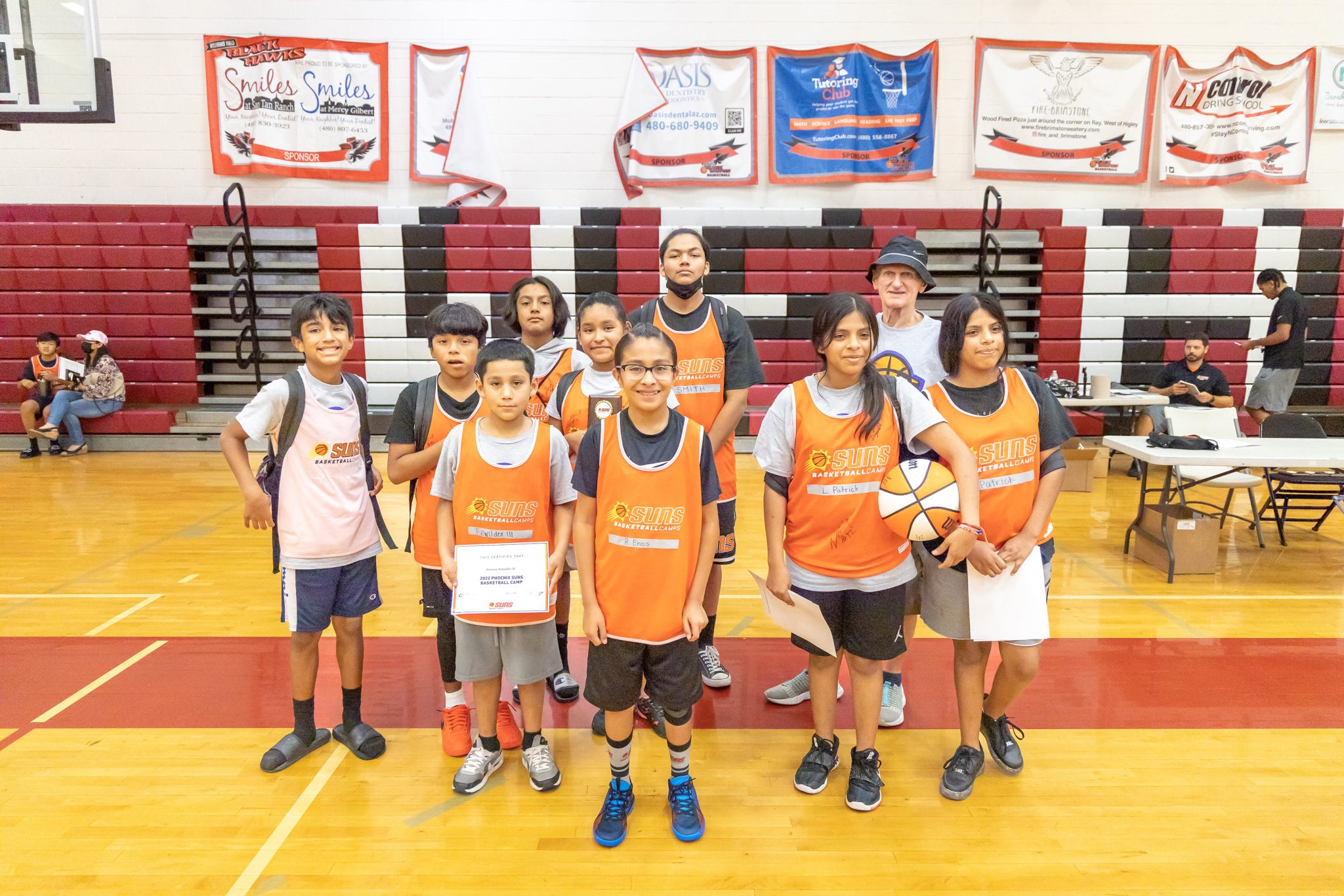 Youth Take Part in Basketball Camp Hosted by Phoenix Suns Organization