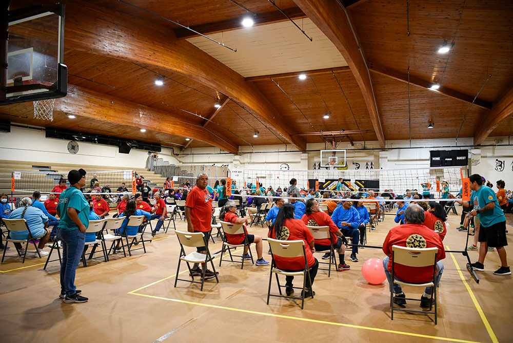 SRPMIC Seniors Host 2024 Chair Volleyball Tournament