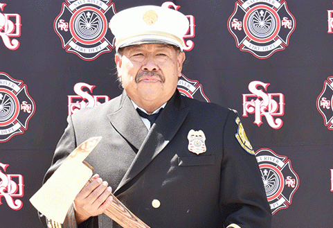 Deputy Chief Makil’s Career Celebrated With Flag and Ax Ceremony