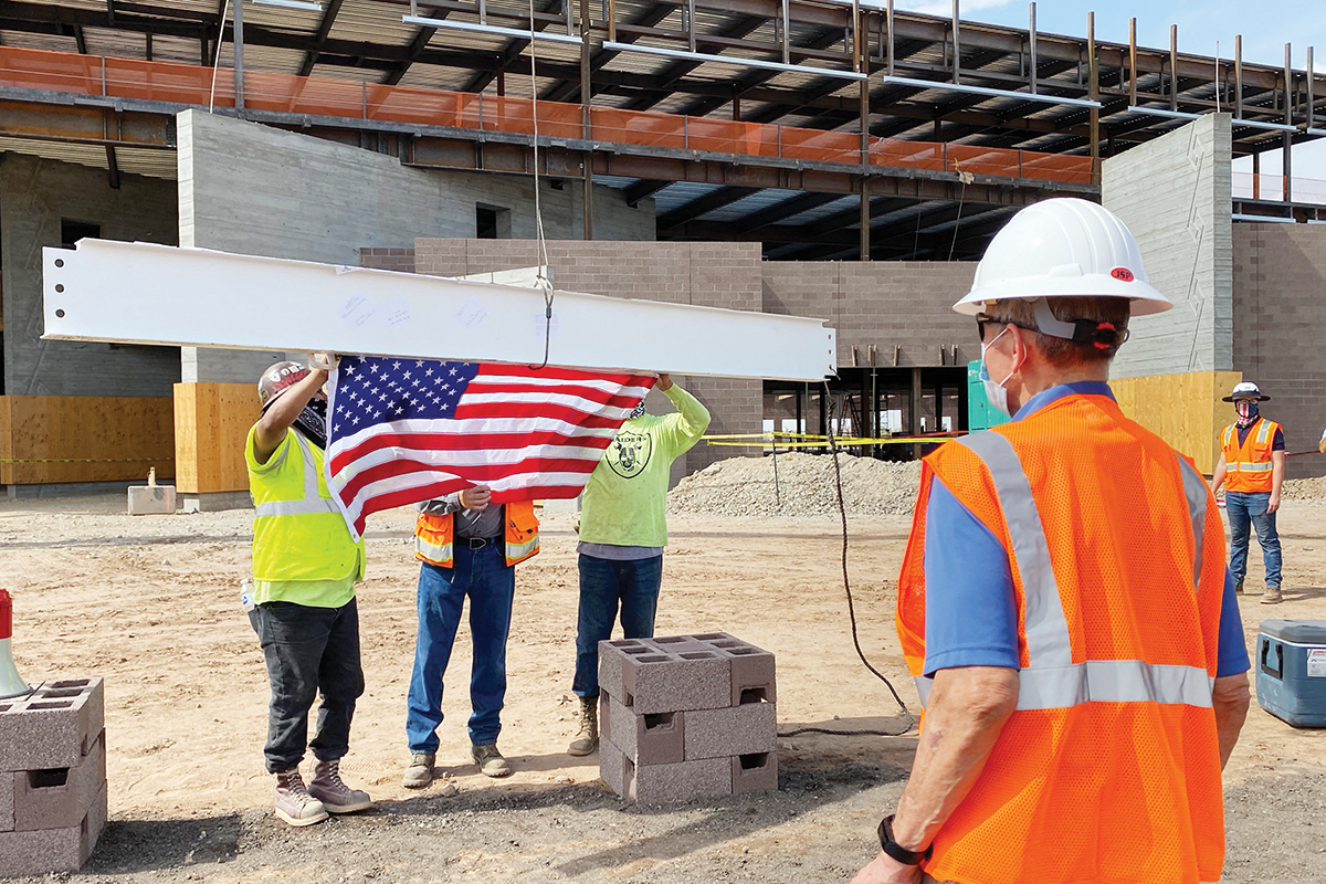 Northeast Ambulatory Care Center Topping Off Ceremony