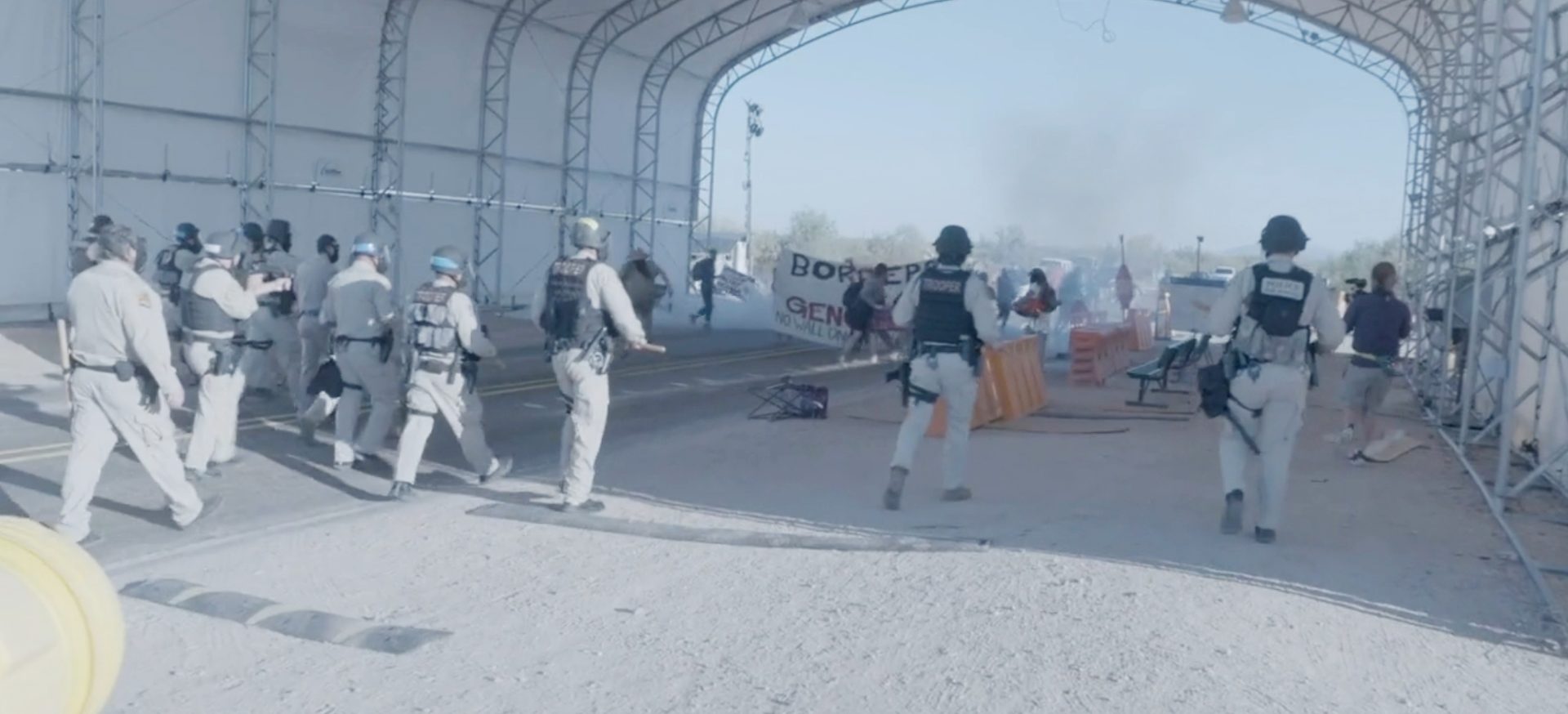 O’odham Action at Border Met by Tear Gas