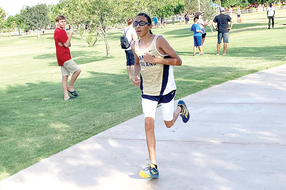 Liam Enos Finishes First Season of Cross Country