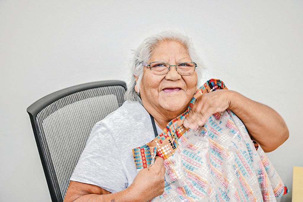 Caregivers Create Ribbon Skirts for the Community