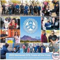 SRPMIC Receives Child Passenger Safety Team of the Year Award 