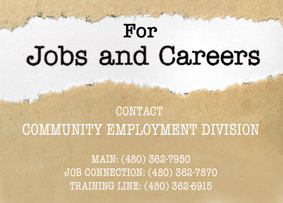 SRPMIC Community Employment Program Opportunities