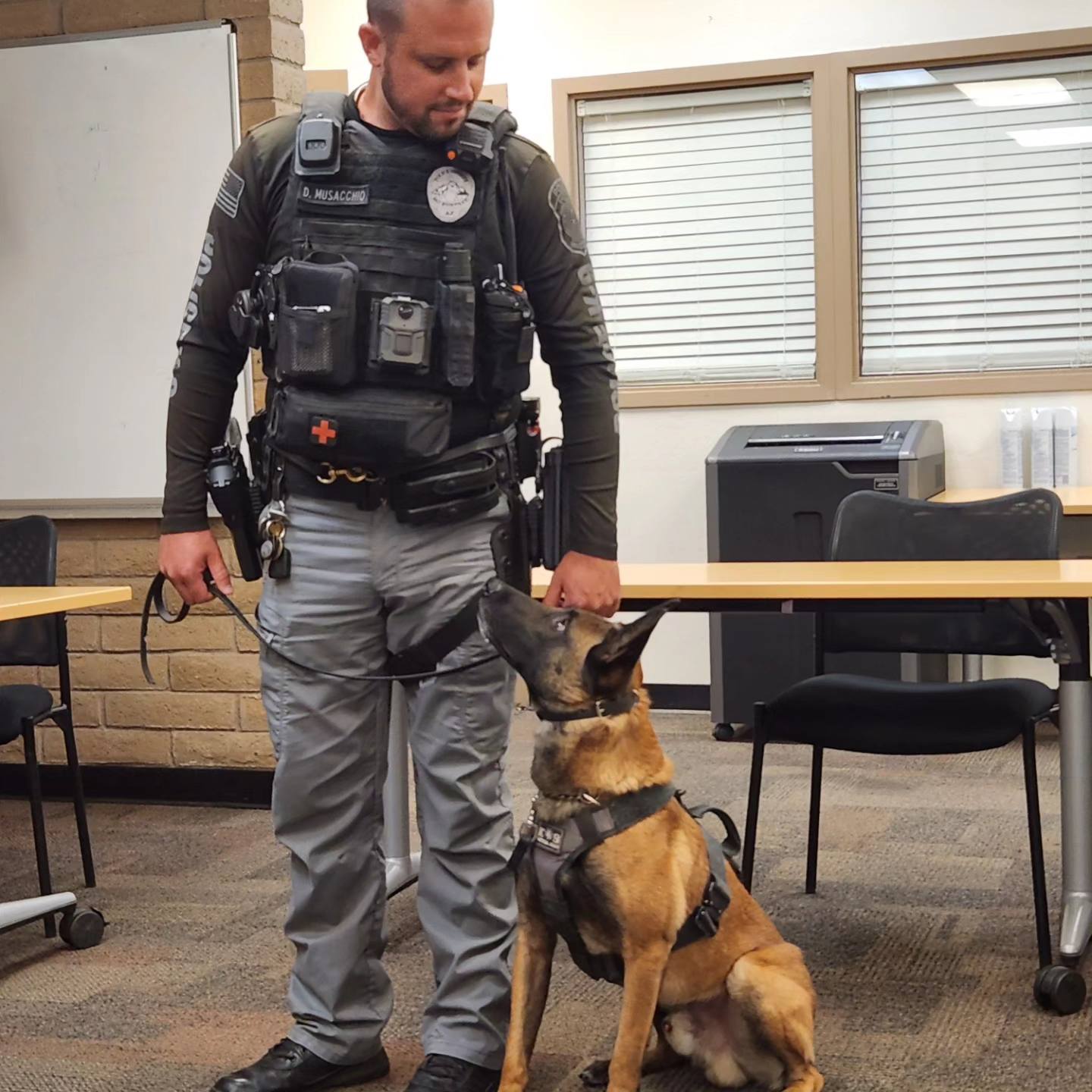 SRPD Receives K9 Vests From NAGI Foundation and Together Saving Paws