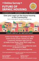 SRPMIC Seeking Input on Community Housing