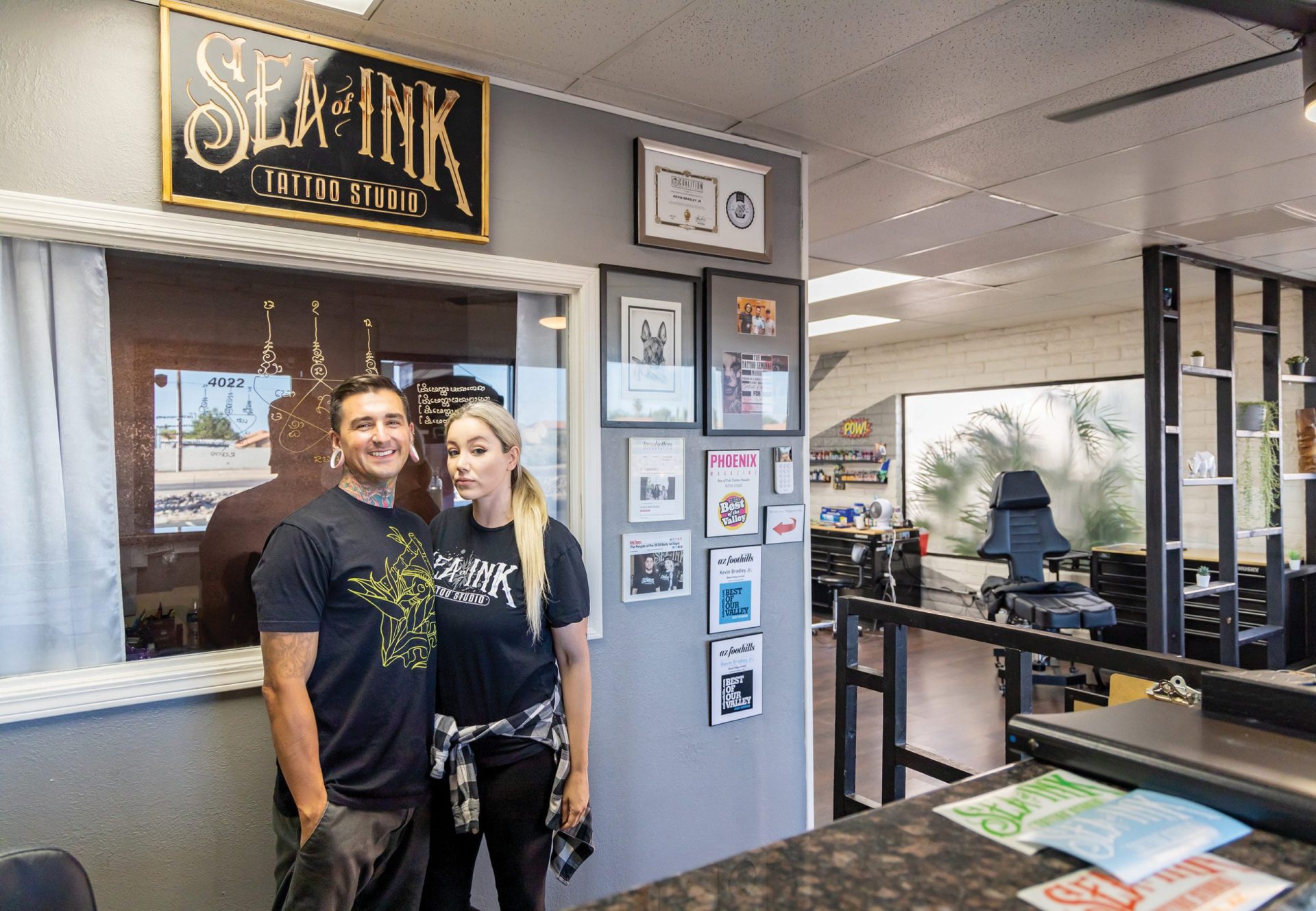 Community Member and Husband Operate Tattoo Shop and Art Studio