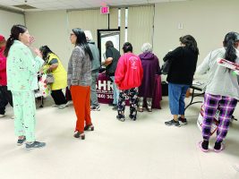 Seniors Enjoy Pajamas and Donuts Breakfast Party