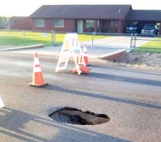 Monsoon Rains Create Sinkhole on Thomas Road