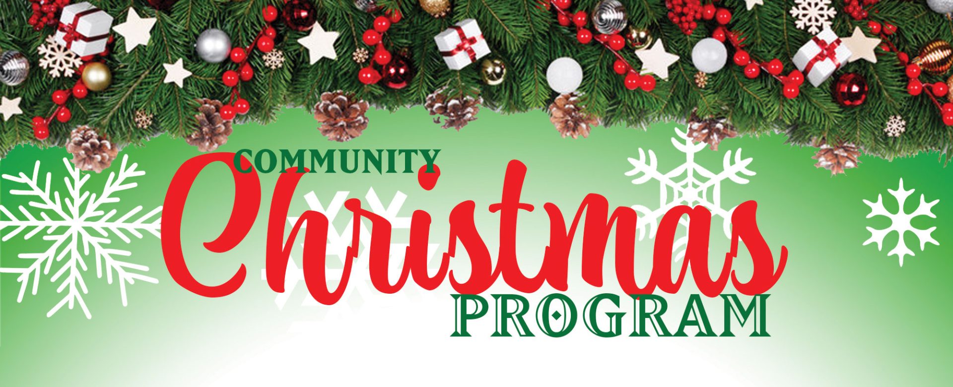 Community Christmas Program and Light Parade