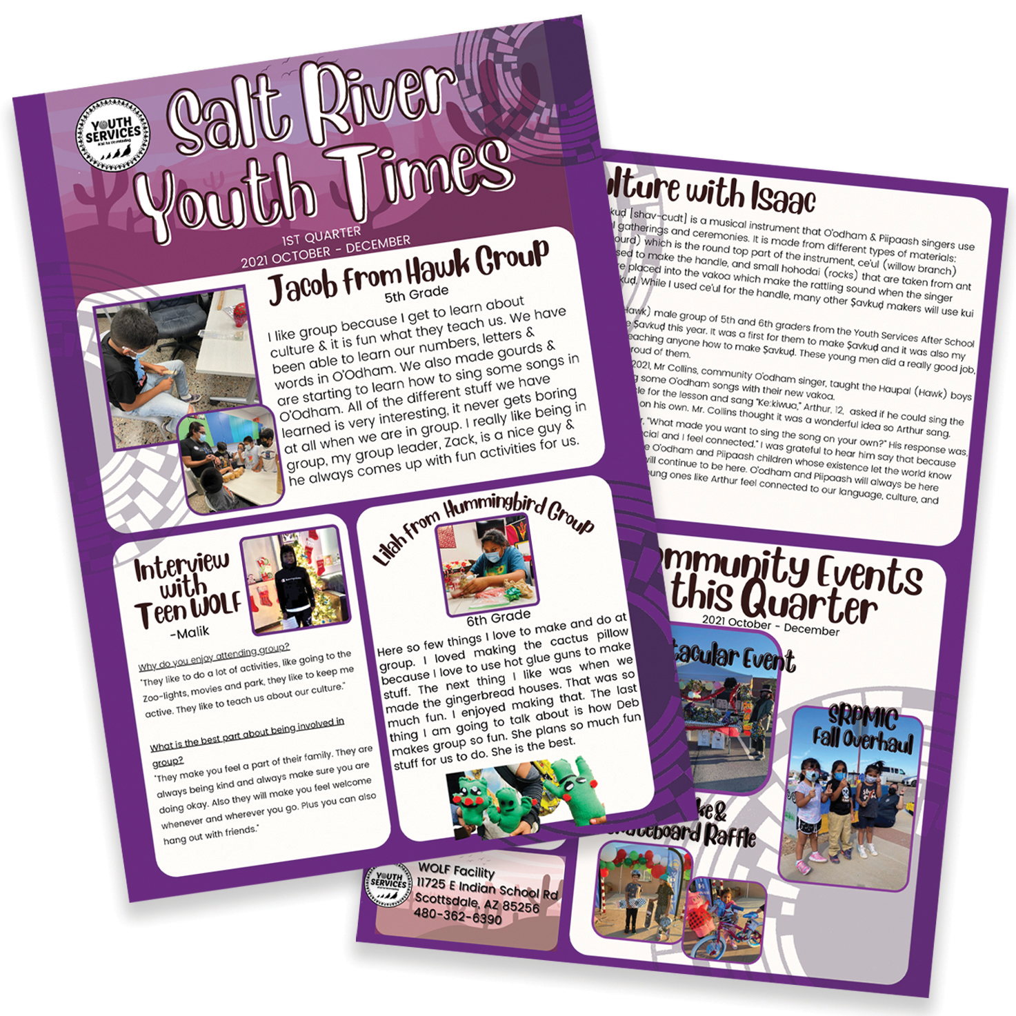 Youth Services Quarterly Newsletter Highlights the Department and Programs