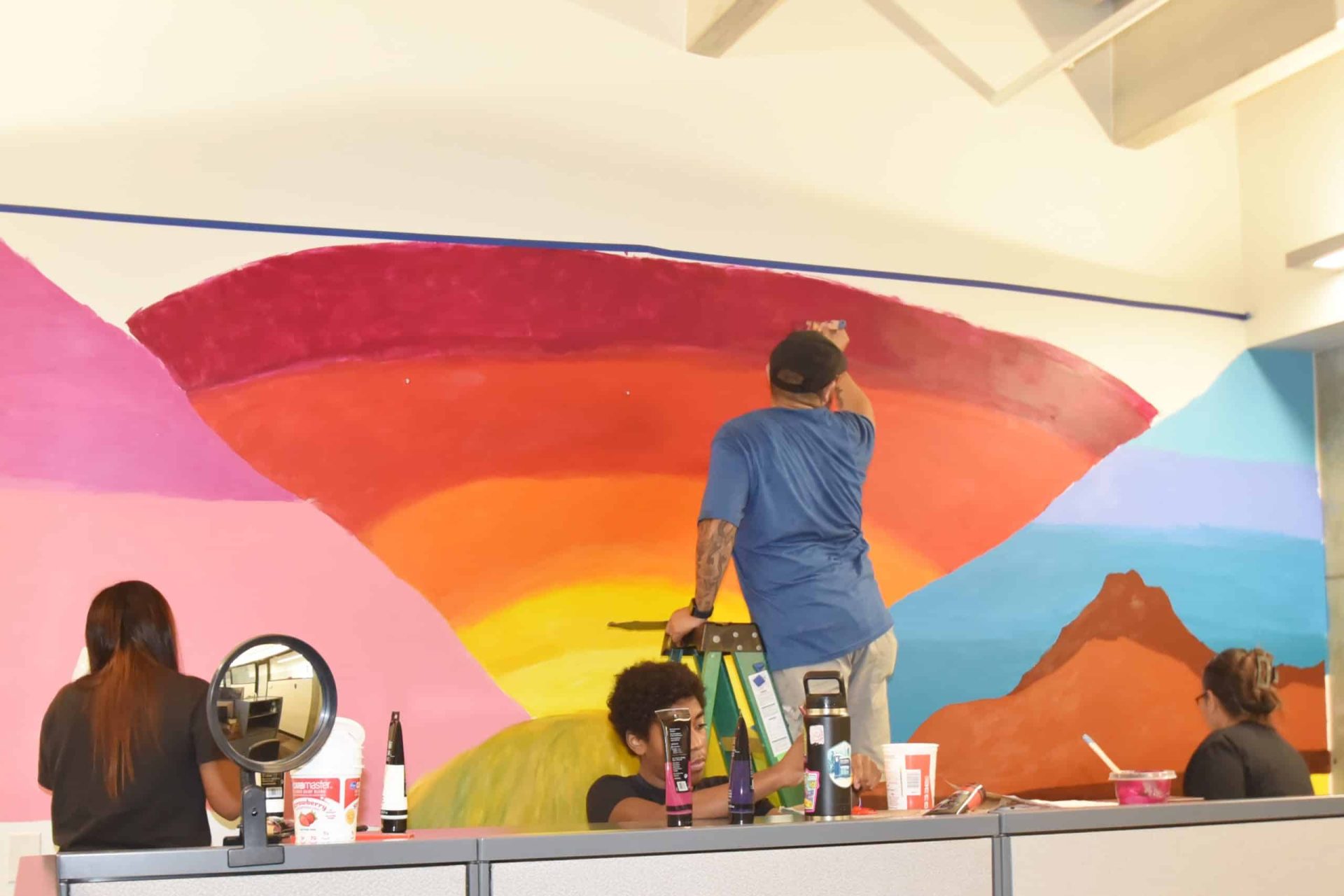 Youth Services Installs Mural at Prosecutor’s Office Youth Services Installs Mural at Prosecutor’s Office