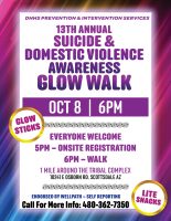 Health and Human Services Updates Community on October Glow Walk 