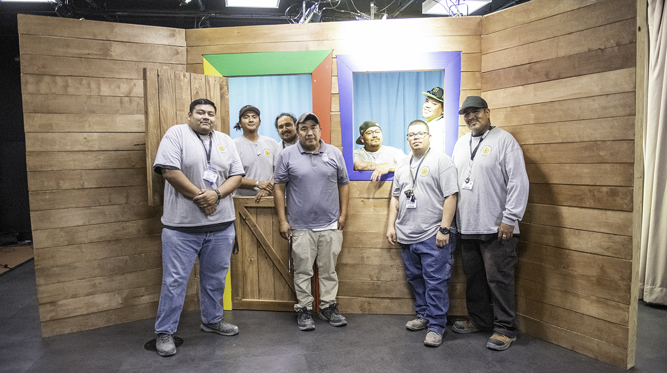 Carpentry Apprentices Build Custom Puppet Show Stage