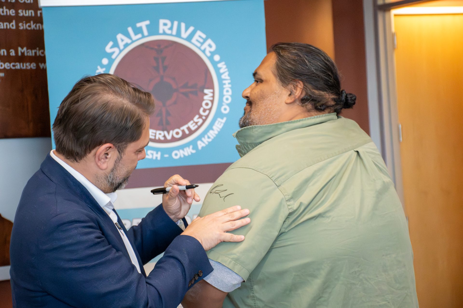 U.S. Rep. Ruben Gallego Speaks at SRPMIC Council Meeting