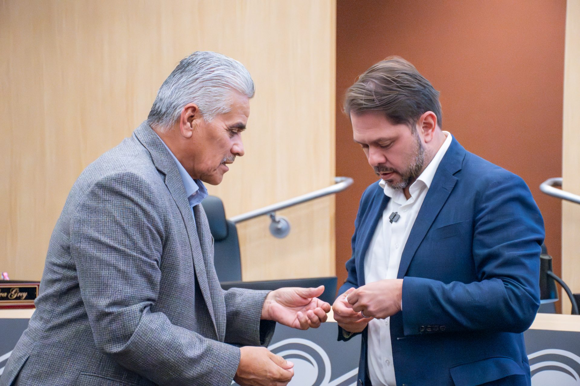 U.S. Rep. Ruben Gallego Speaks at SRPMIC Council Meeting