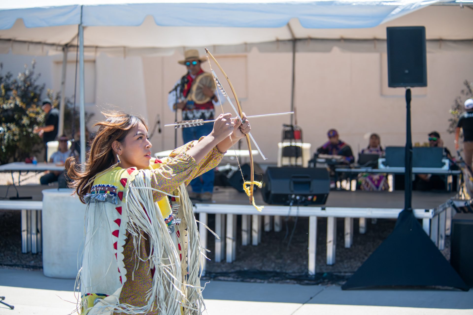 Nalani Lopez Performs Dances at Pathways Indigenous Arts Festival