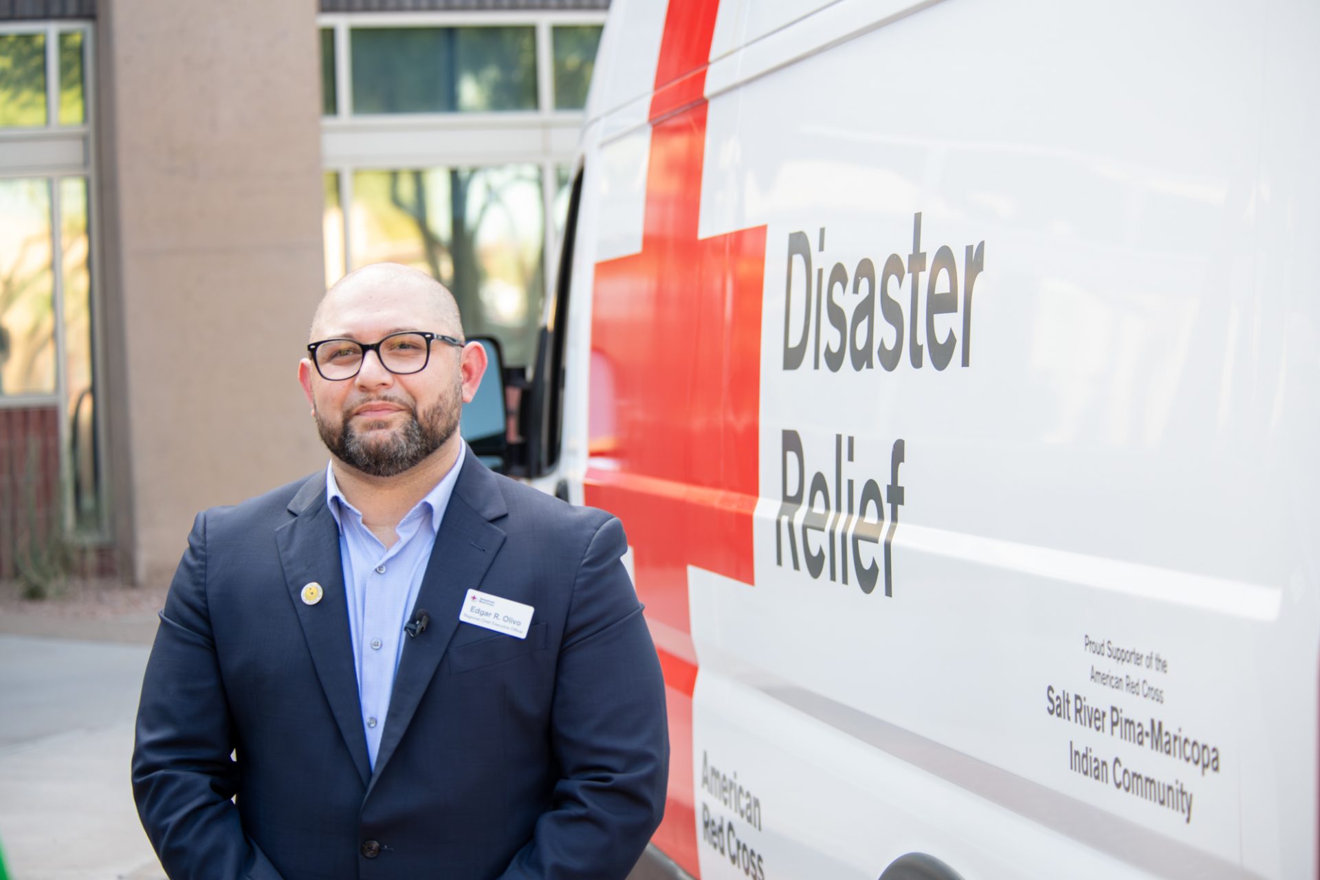 Red Cross Displays Co-Branded Mission Response Disaster Relief Van at Council Meeting