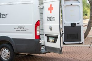 Red Cross Displays Co-Branded Mission Response Disaster Relief Van at Council Meeting