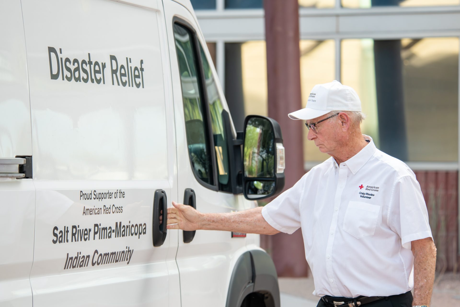 Red Cross Displays Co-Branded Mission Response Disaster Relief Van at Council Meeting