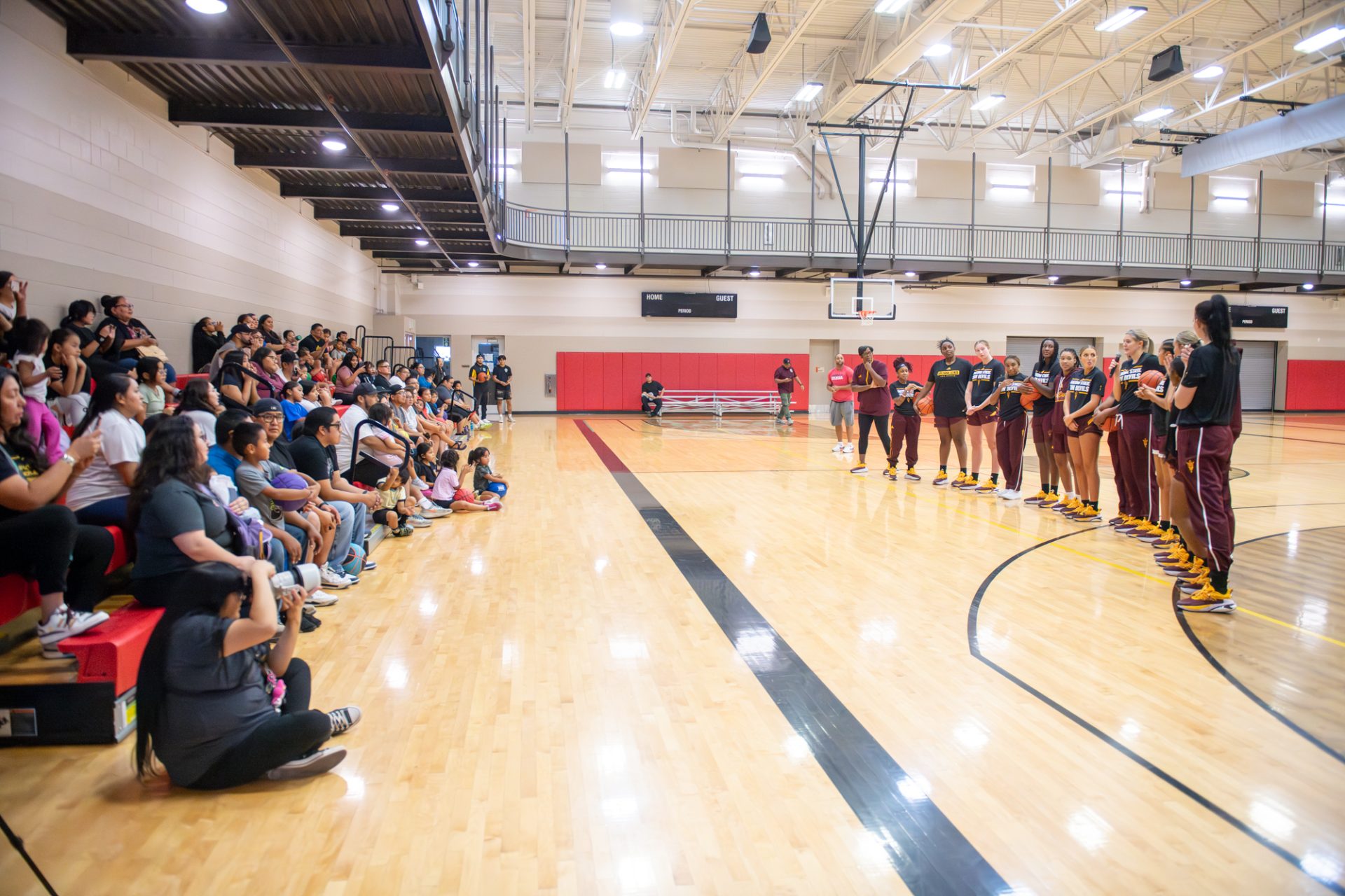 ASU Women's Basketball Squad Brings Clinic to WOLF