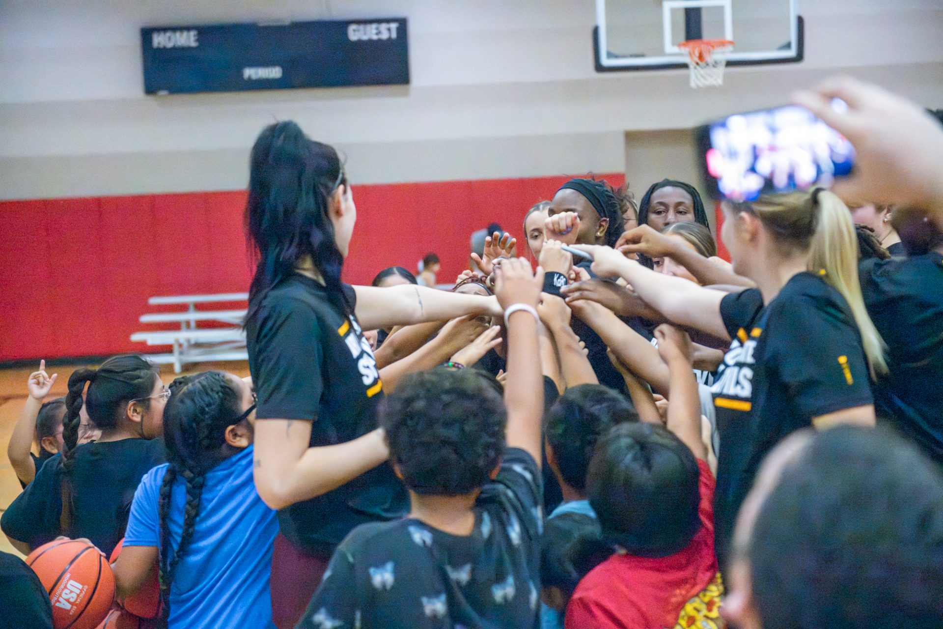 ASU Women's Basketball Squad Brings Clinic to WOLF