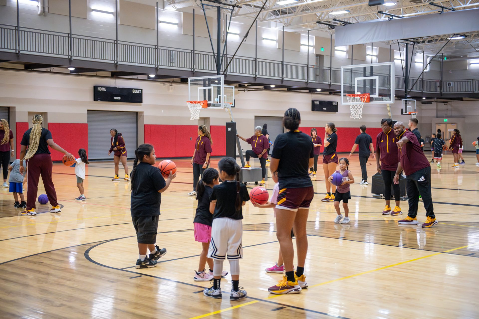 ASU Women's Basketball Squad Brings Clinic to WOLF