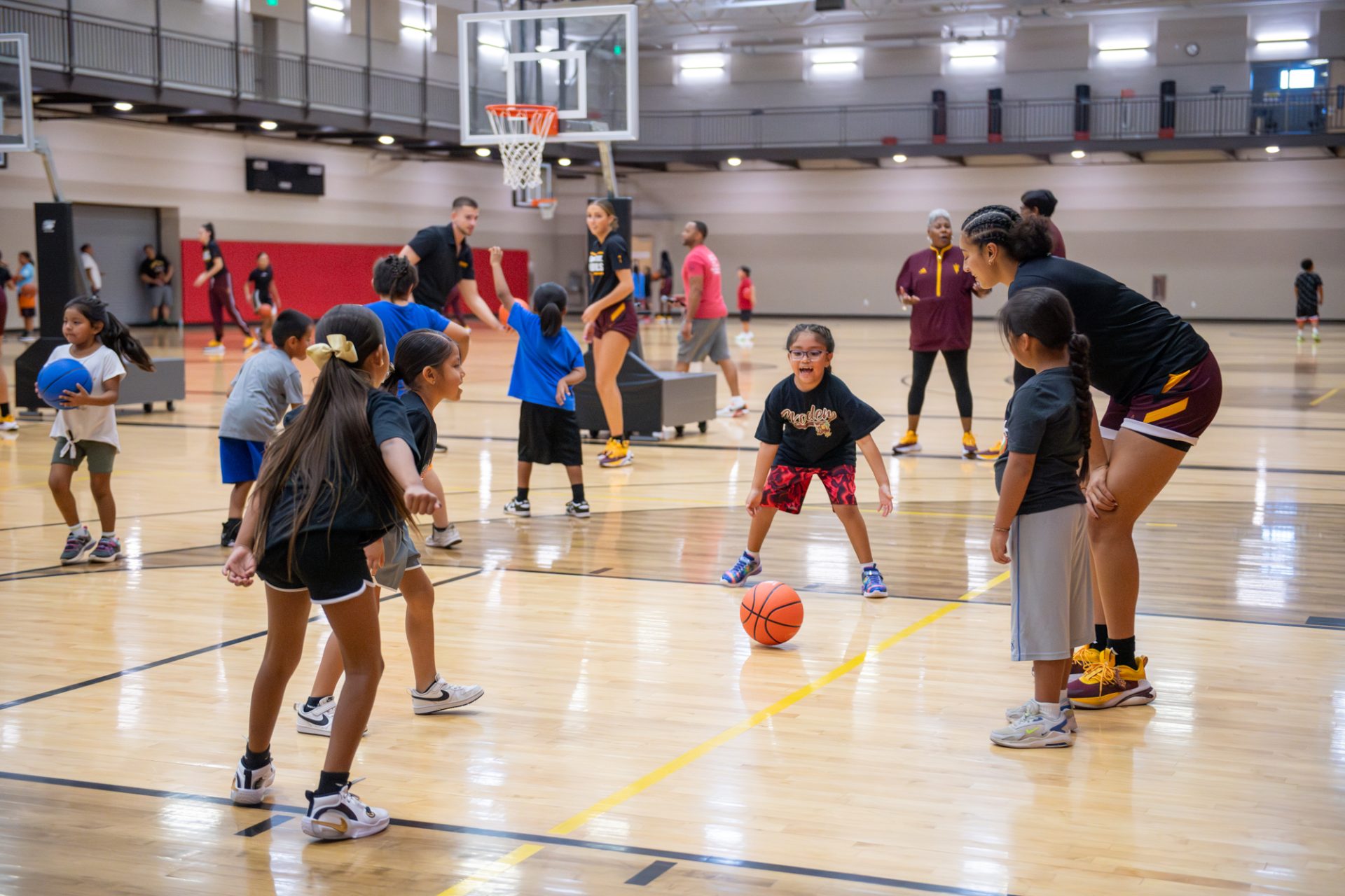 ASU Women's Basketball Squad Brings Clinic to WOLF