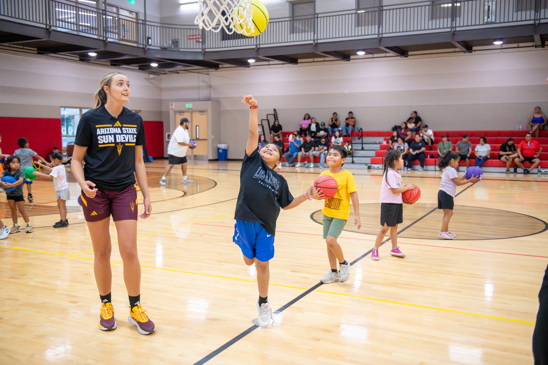 ASU Women's Basketball Squad Brings Clinic to WOLF