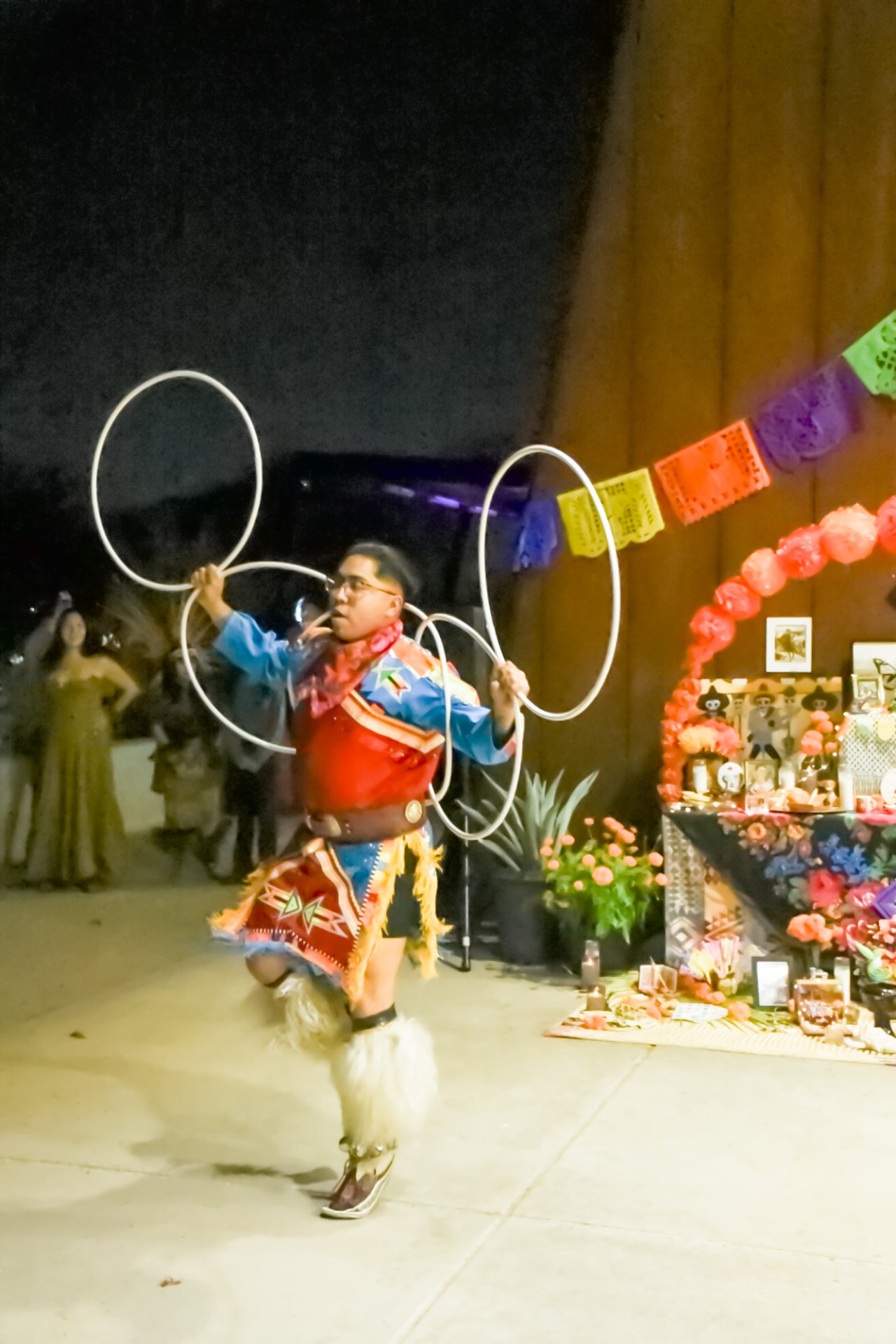 Hoop Dancer Jorge Gonzales Performs at The Sagrado's 8th Annual Ancestral Celebration