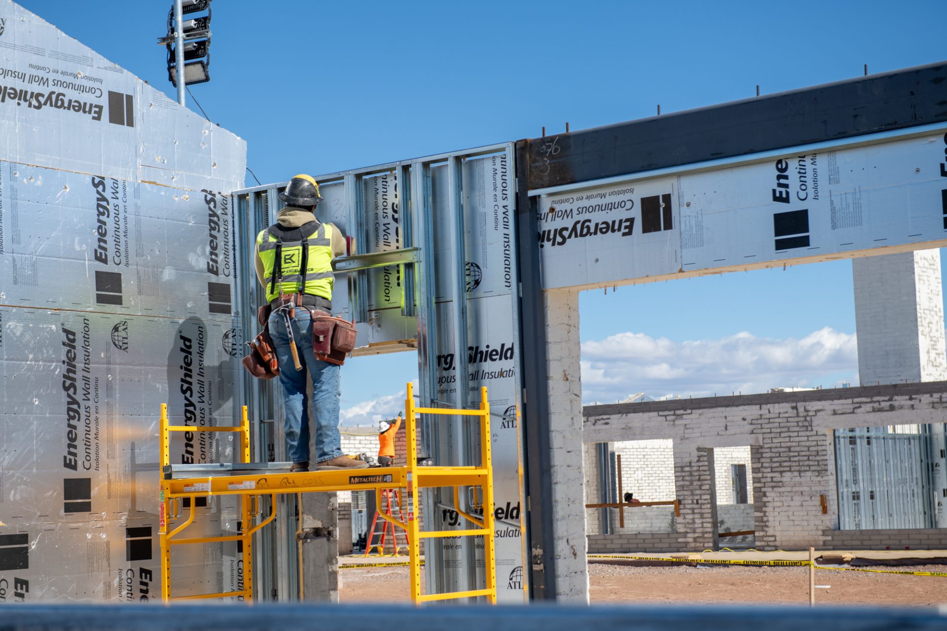 Historical Salt River Day School Being Rebuilt by Community-Member Hands