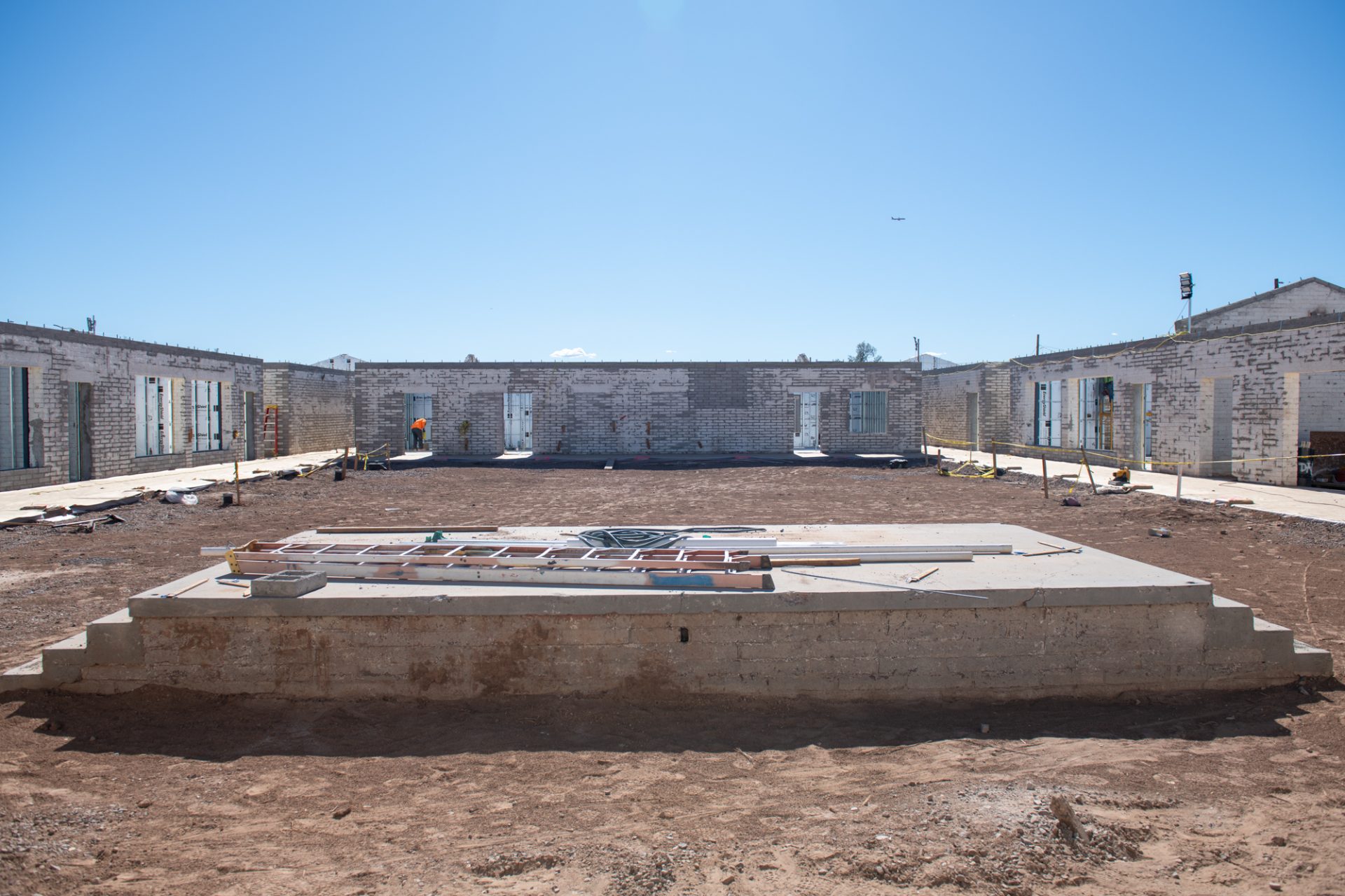 Historical Salt River Day School Being Rebuilt by Community-Member Hands