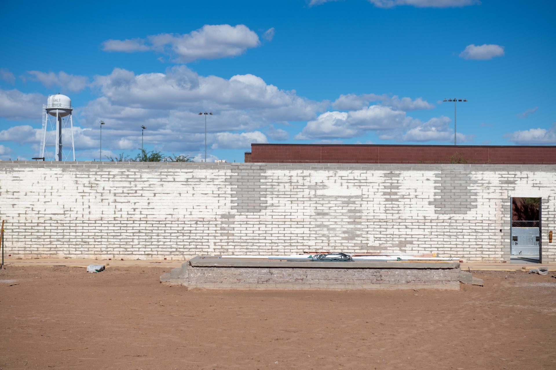 Historical Salt River Day School Being Rebuilt by Community-Member Hands