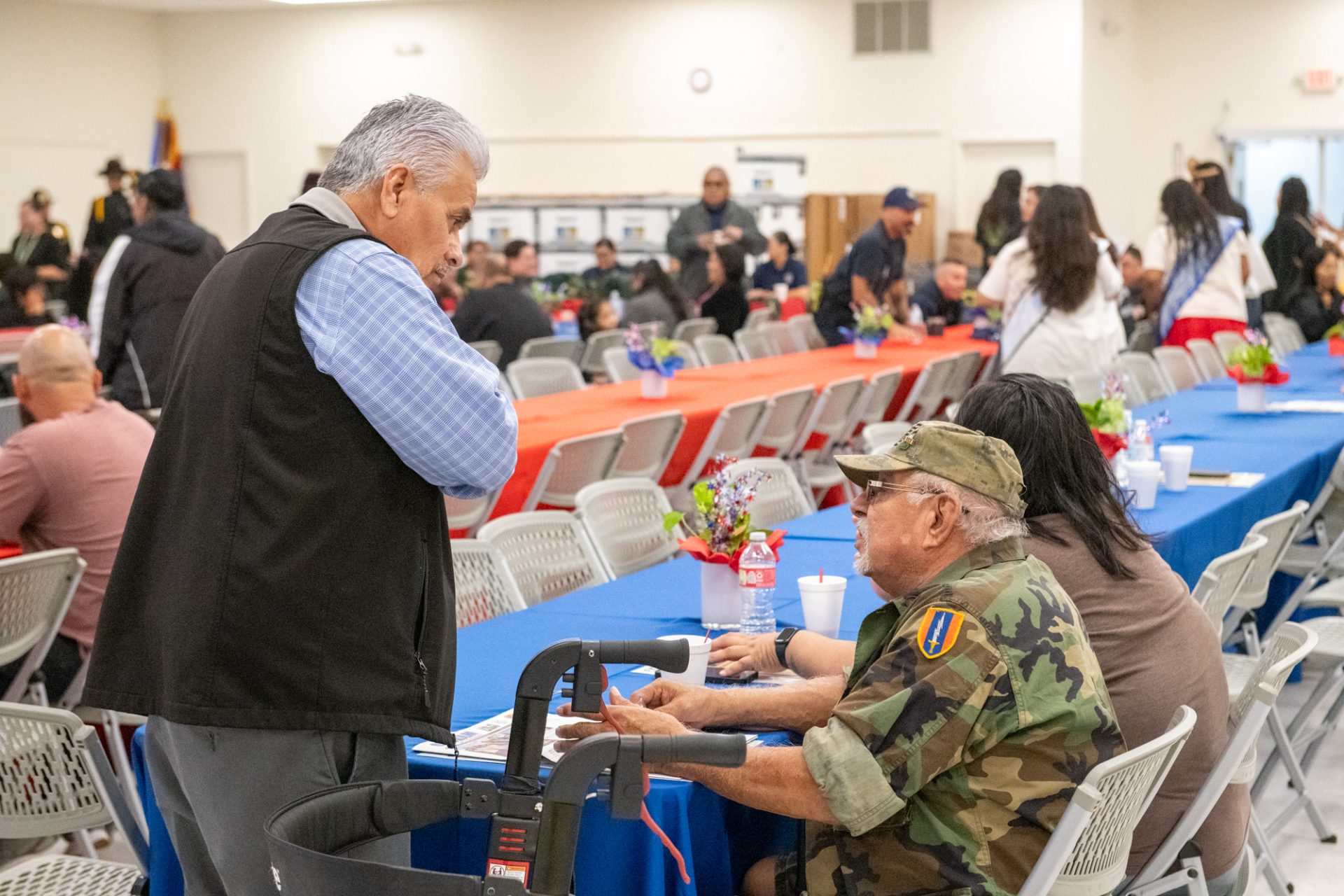 Community Honors, Hands Letters to Veterans