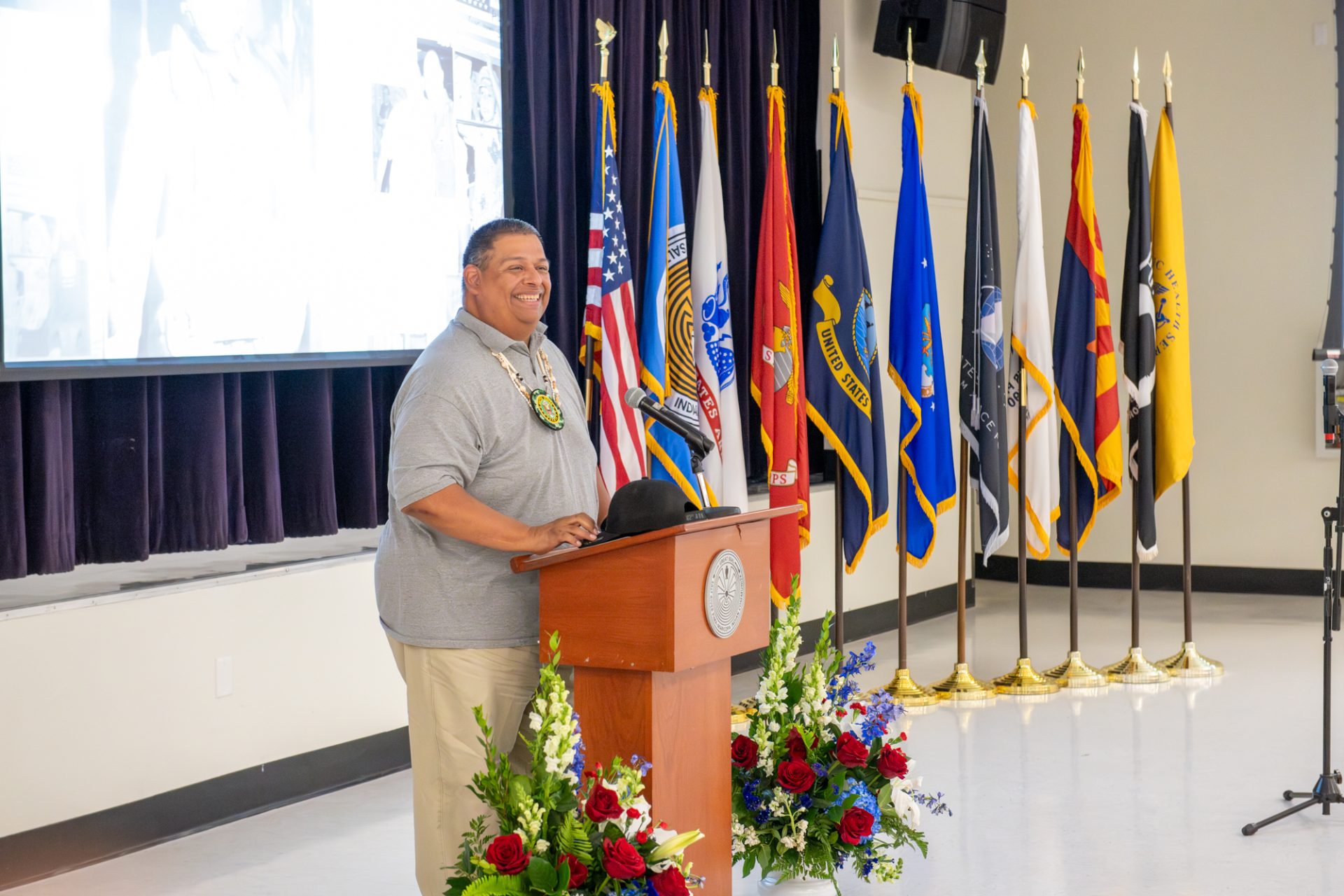 Community Honors, Hands Letters to Veterans