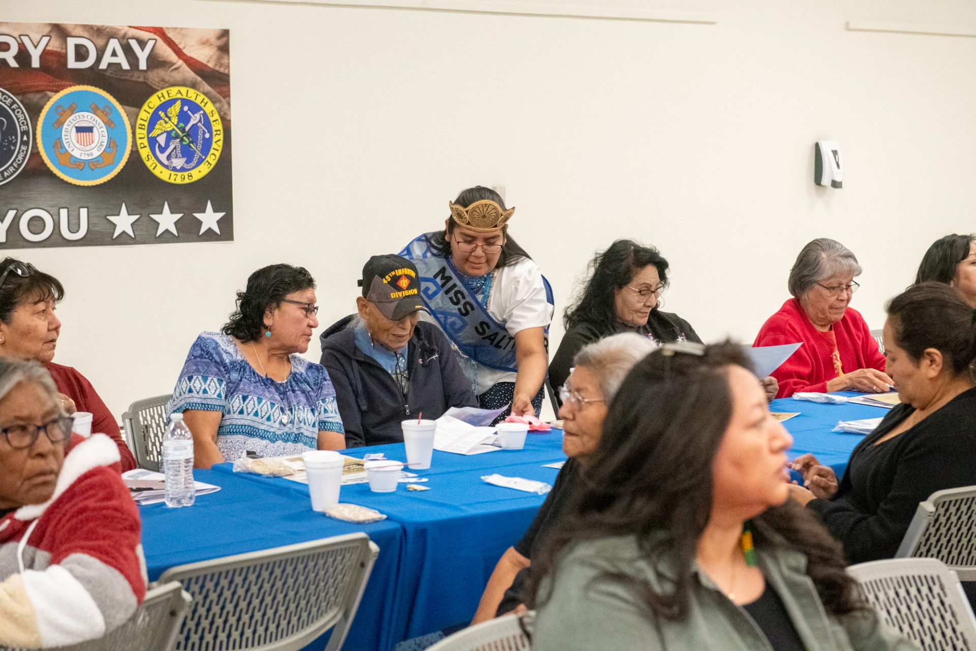 Community Honors, Hands Letters to Veterans