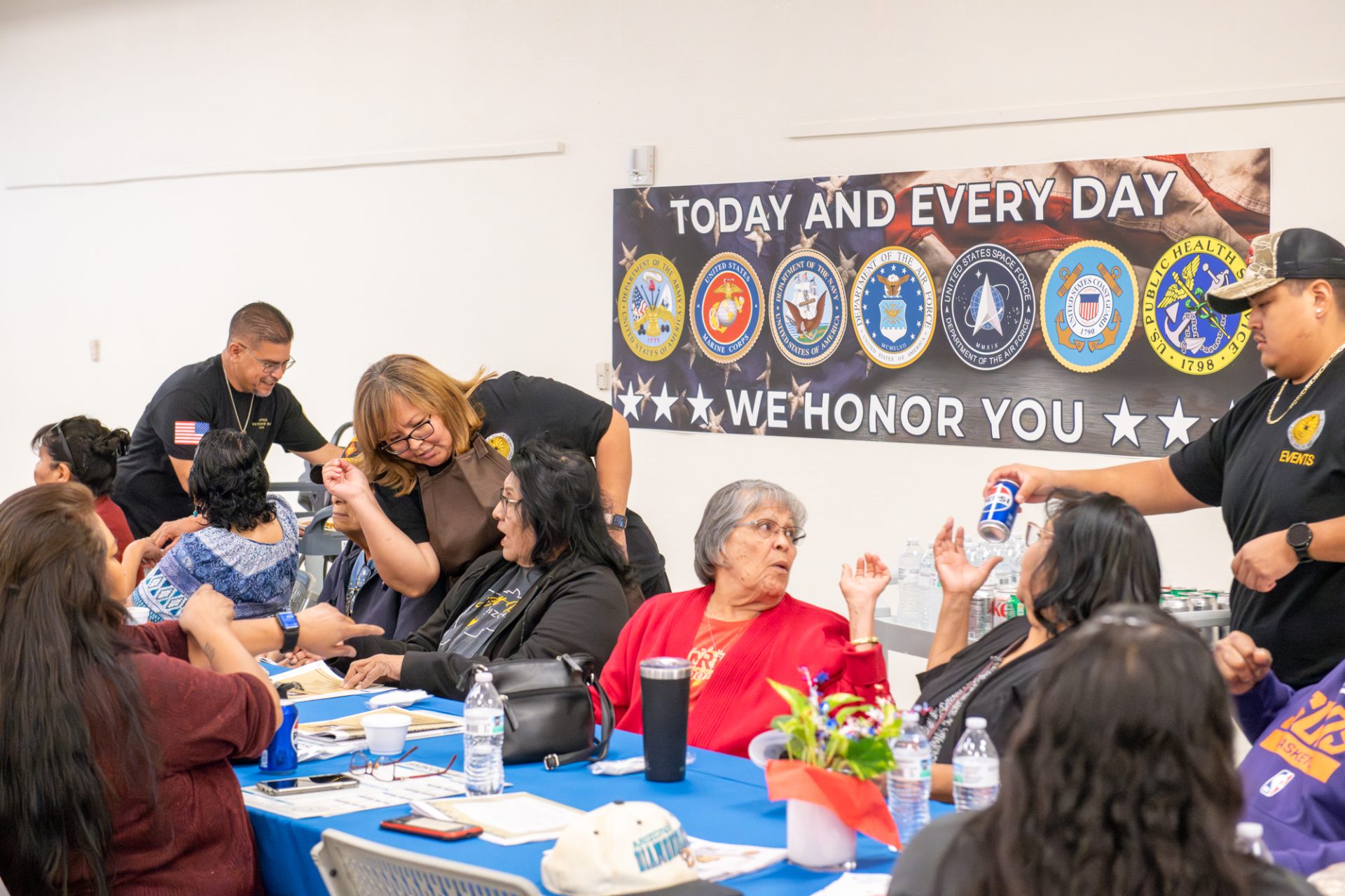 Community Honors, Hands Letters to Veterans