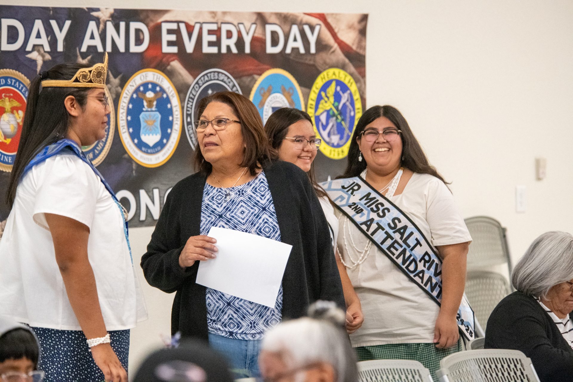 Community Honors, Hands Letters to Veterans