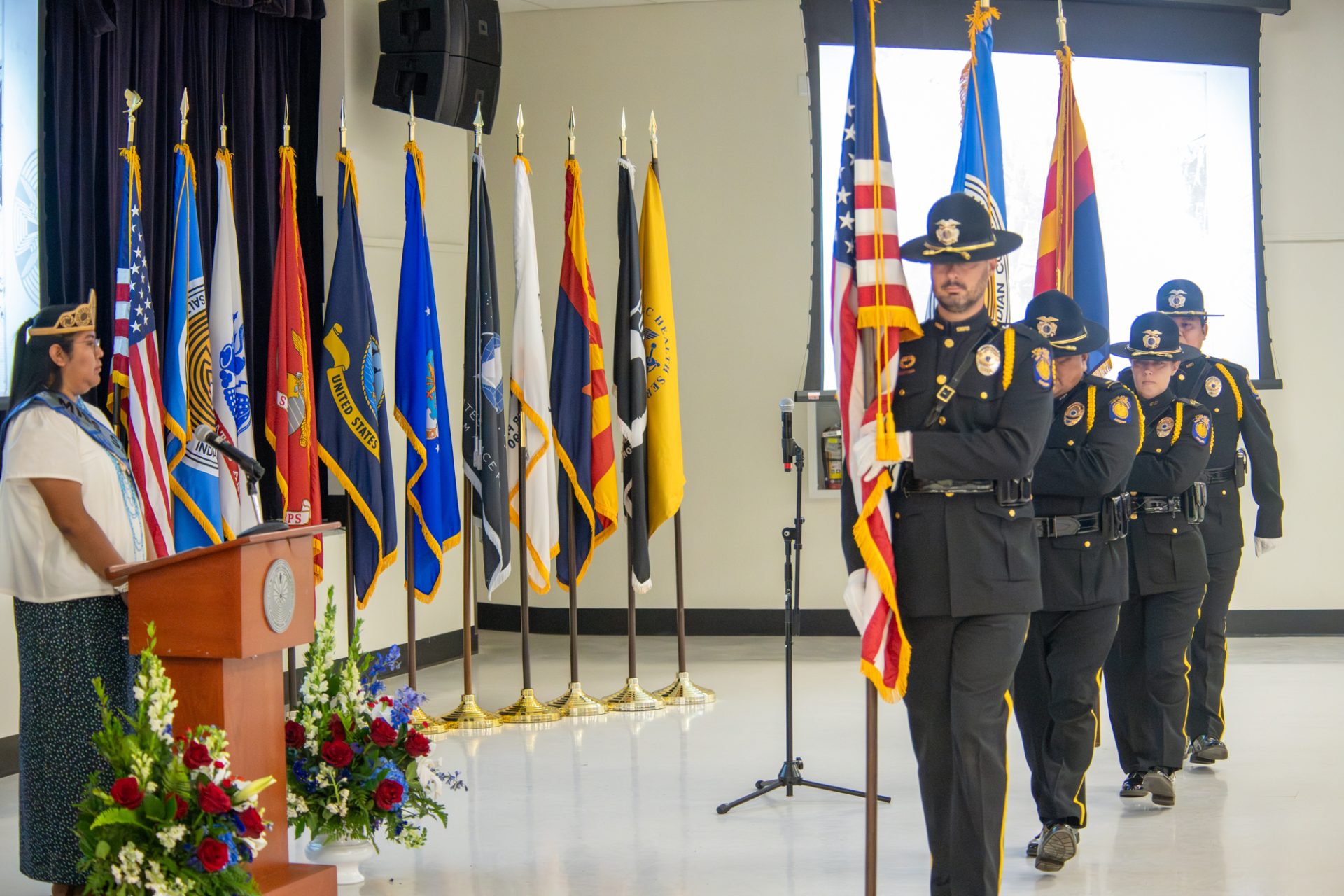 Community Honors, Hands Letters to Veterans