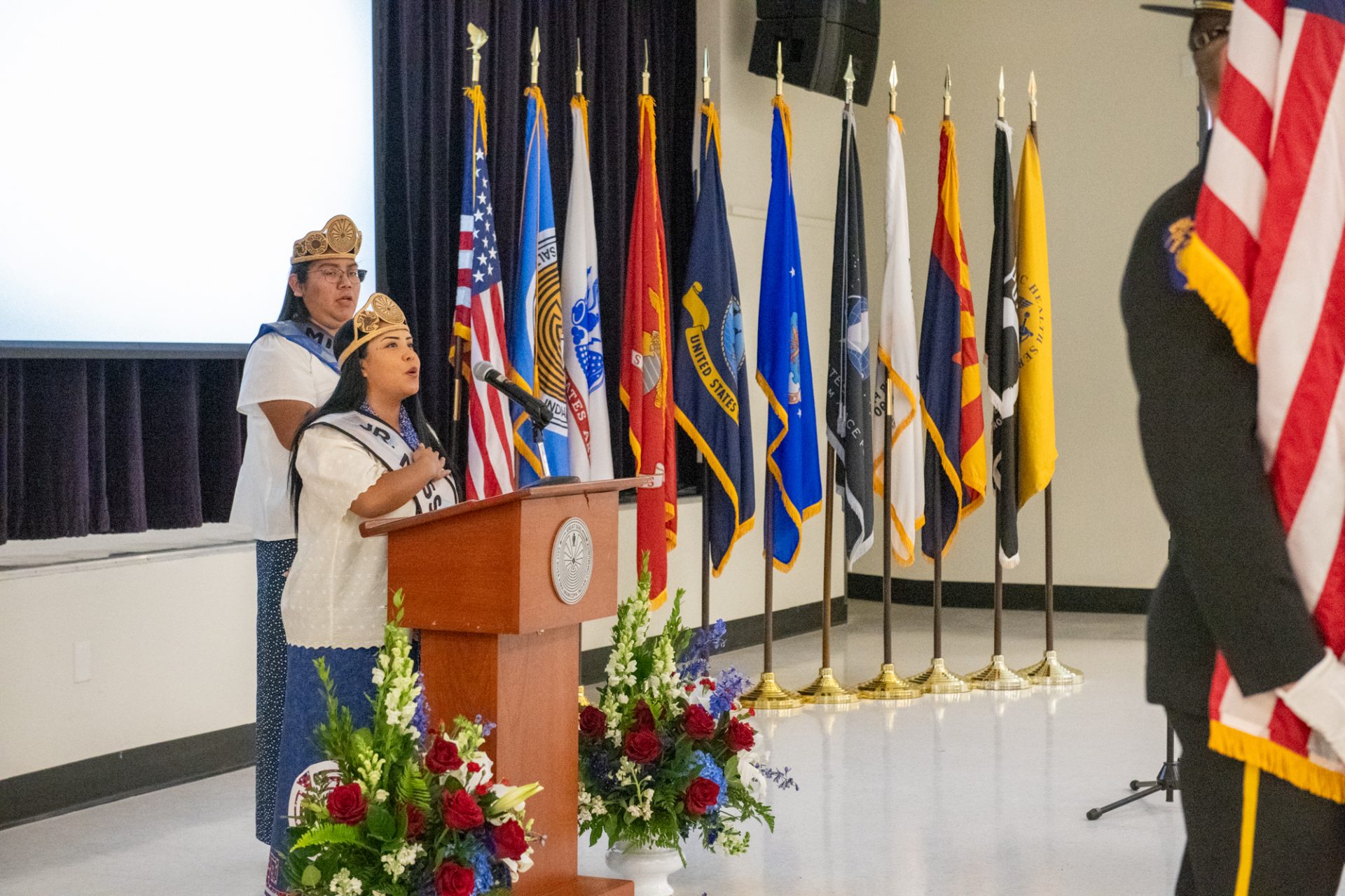 Community Honors, Hands Letters to Veterans