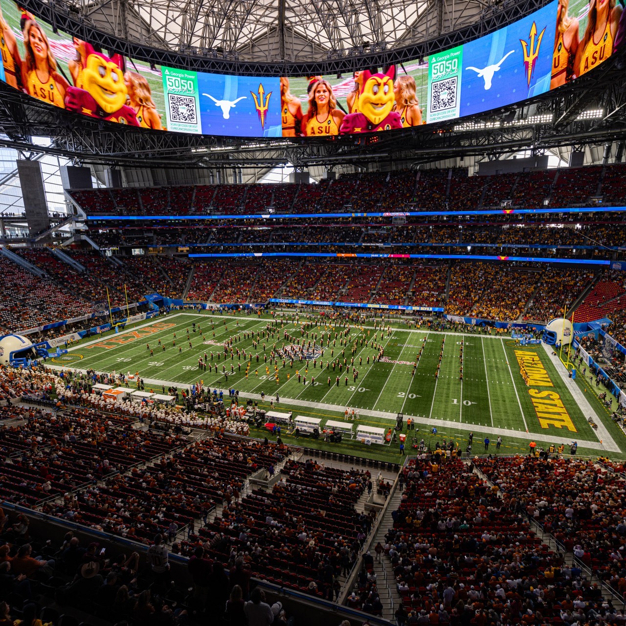 James Schaaf Performs in ASU Drumline at Peach Bowl