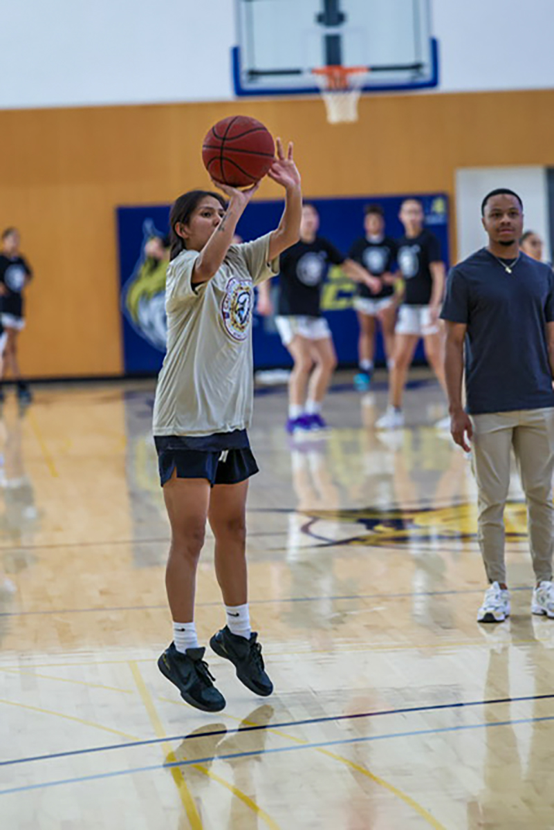 Kristine Scabby takes her basketball talents to California