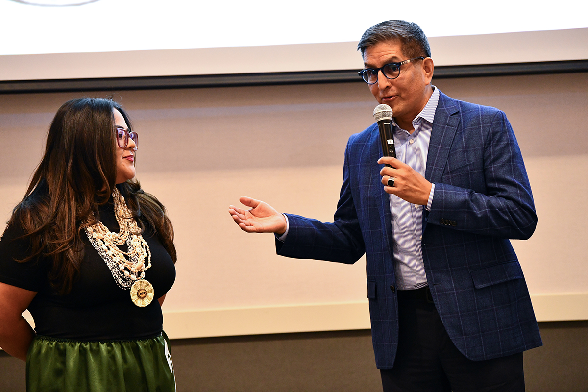 Heaven Sepulveda completes her dissertation, shows her appreciation to her Community 