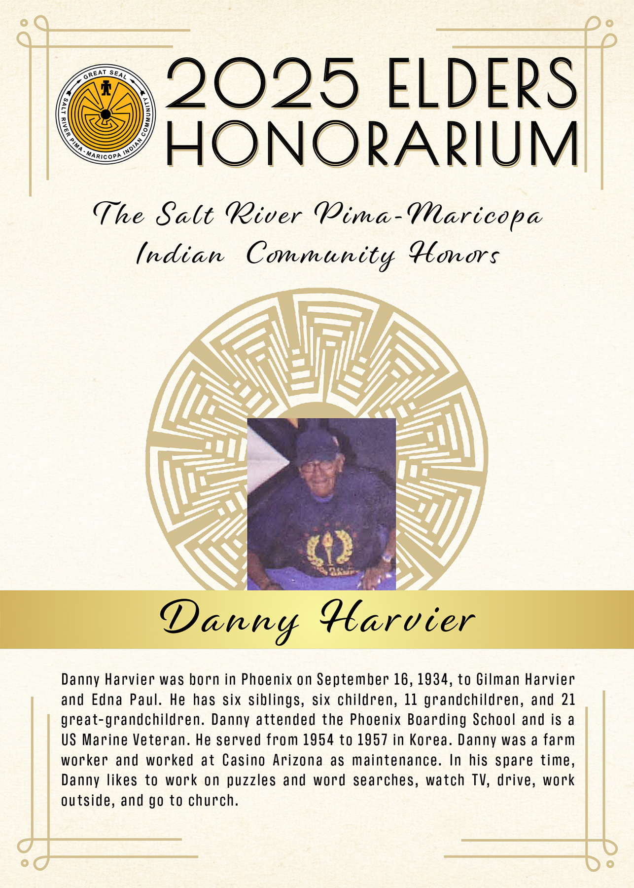 SRPMIC Honors Community Seniors Aged 90+ SRPMIC Honors Community Seniors Aged 90+