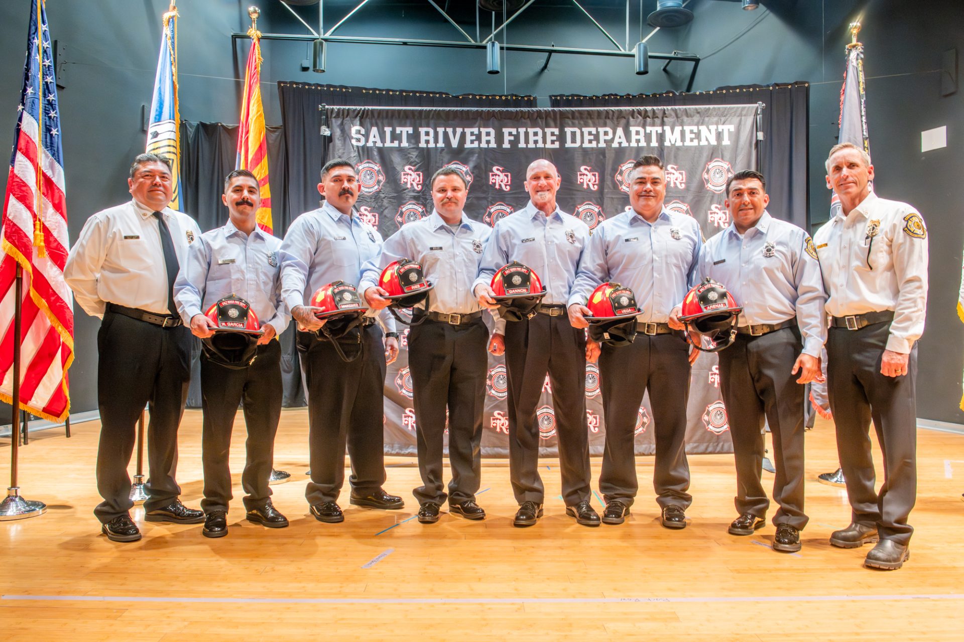 Six SRFD Firefighters Promoted to Company Officers